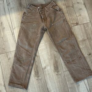 Carhartt womens Loose Fit Firm Duck Double-Front Utility Work Pant WB136